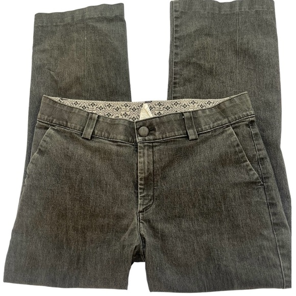 Lee Platinum Label No Gap Waist Dress Jeans in Dark Gray Size 10 Short - Picture 1 of 7